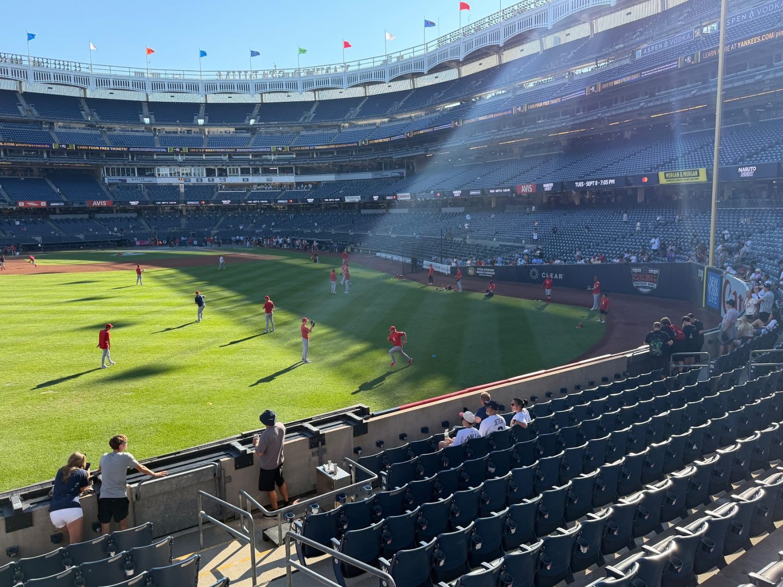 Yankee Stadium trip photo