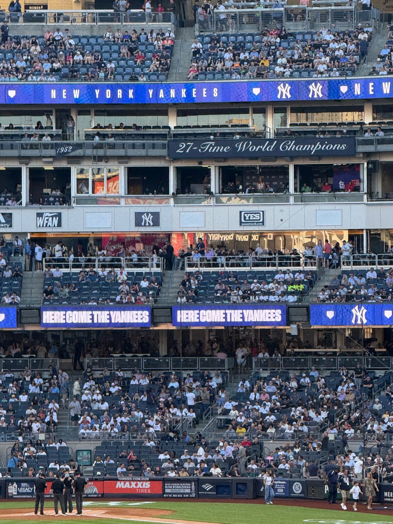 Yankee Stadium trip photo