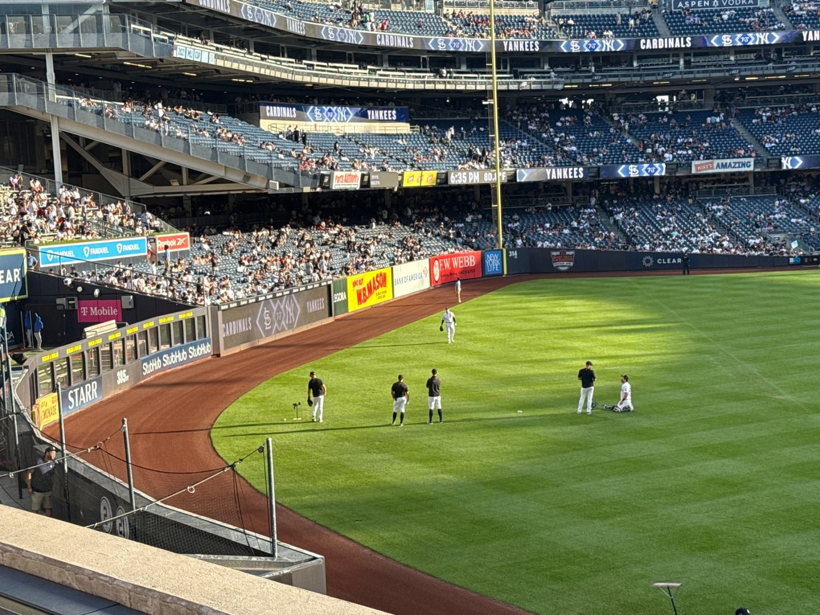 Yankee Stadium trip photo