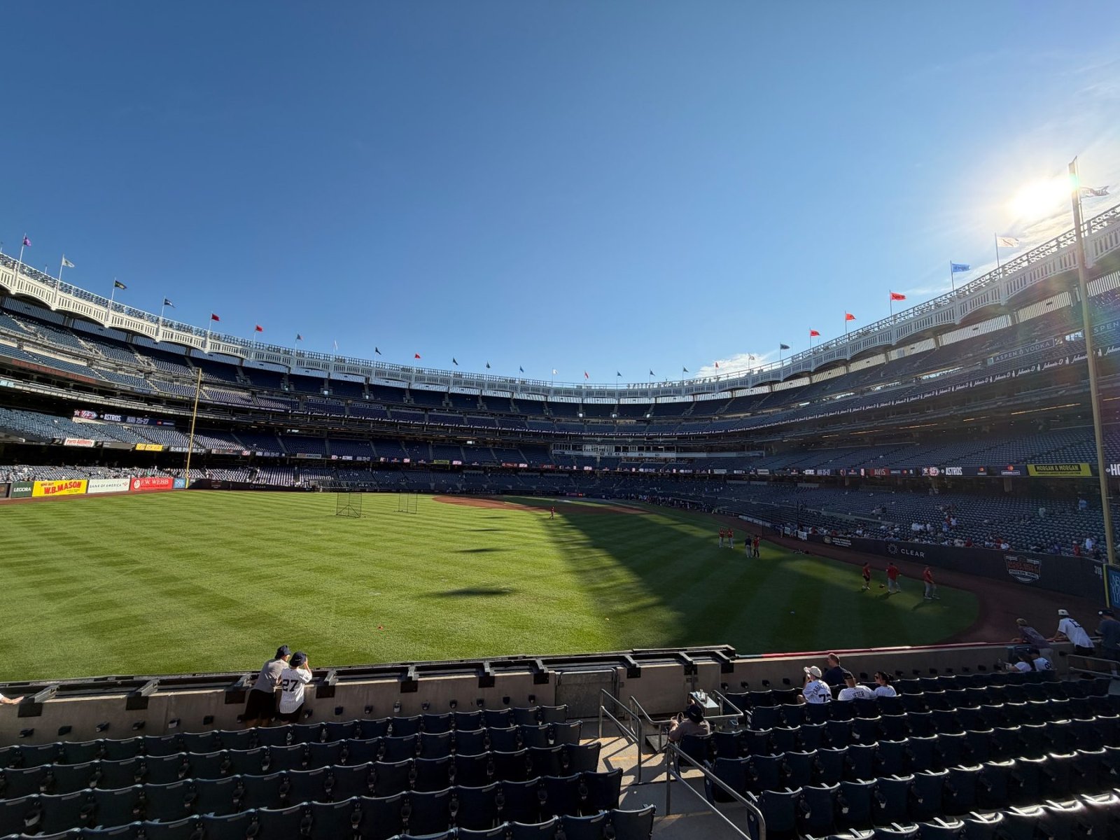Yankee Stadium trip photo